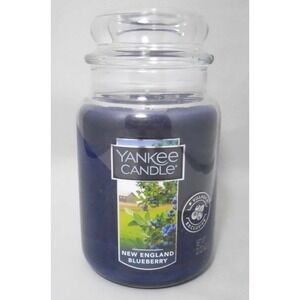 Yankee Candle Village Exclusive 22 oz Jar New England Blueberry Discontinued NEW